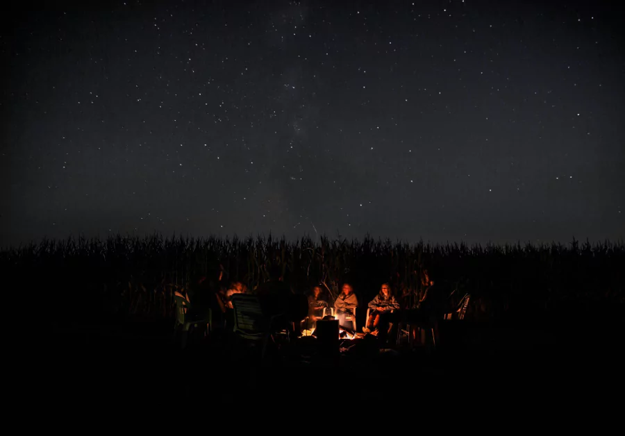 campfire stories with group