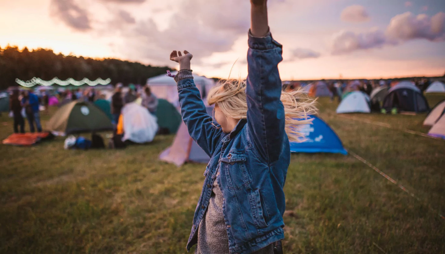 Camping at Summer Music Festivals - credit: freepik